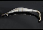 Exhaust Chamber, Right, Crossover Type, Stainless Steel, Yamaha RD350LC