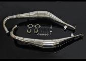 Set, Exhaust Chamber, Crossover Type, Stainless Steel, Mirror, Yamaha RD350LC (4L0)