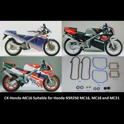 Carb Service Kit, 14 pieces, Honda NSR250 MC16, MC18, MC21 2