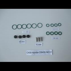 Carb Service Kit B, 21 pieces, Honda CB400 Super Four NC31 1