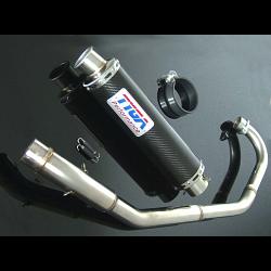 Set, Pipe, Full Race System, Round, Carbon Silencer, CBR150 1