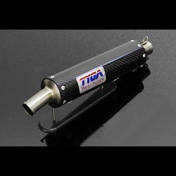 Silencer, GP-T, Carbon, Two Stroke, Spring Mounted. 1