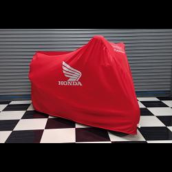TYGA Bike Dust Cover, Red, Honda Wing, Silver 1
