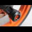 Axle Slider Kit, (Orange/Black) KTM RC and Duke Series 5