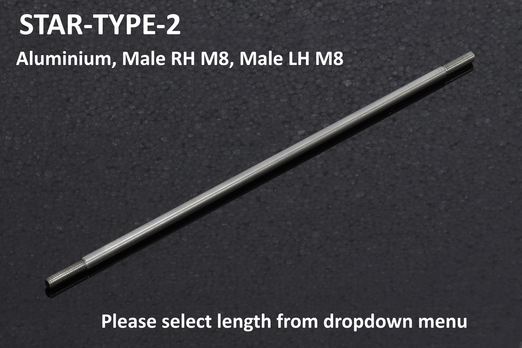 TYGA Step Kit Replacement Link Aluminium, Male RH Male LH M8 | Tyga-USA