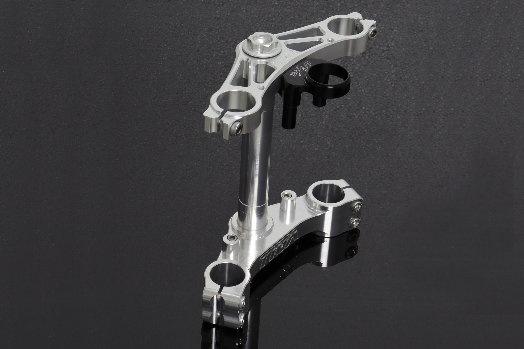 Triple Clamp Set, CNC Silver, KRR150ZX | Tyga-USA