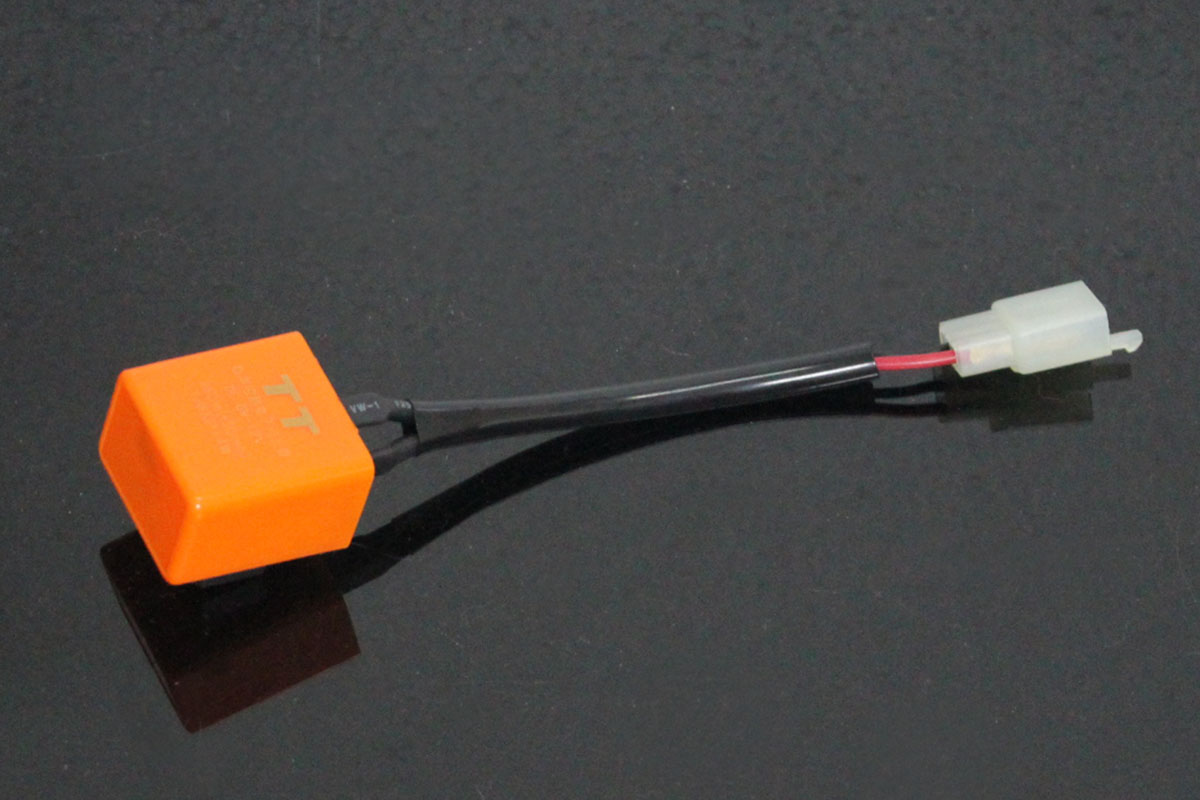 Replacing flash relay for Ninja 250R (LED Lights) 