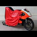 TYGA Bike Dust Cover, Red/Black, Race, GP125/Moto3 type 2