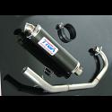 Set, Pipe, Full Race System, Round, Carbon Silencer, CBR125 2