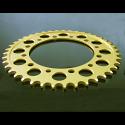 Sprocket, Rear 39T, #520, Stock, Aluminium, (Gold), MC28 2