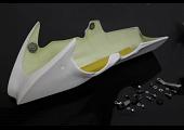 Belly Pan, Race/Street, GRP, Painted White, WSS300 Style Belly Pan, KTM  250/390 Duke