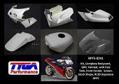 Kit, Complete Painted Bodywork, GRP, with Fuel Tank and Front Fender, Stock Shape, RC30 (Japanese sp