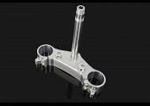 Lower Triple Clamp, CNC Silver, Aprilia RS250 Mk2