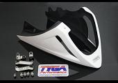 Under Cowl, Belly Exhaust Type, GRP, White, MSX125 Grom