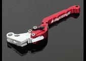Clutch Lever CNC, Red, Flip Up Type.