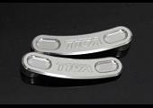 Tyga Step Kit Replacement Slot Covers, Pair, Silver, MSX125 Grom