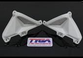 Tank Shrouds, With Duct and Grille, Pair, GRP, MSX125 Grom. White