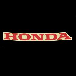 Decal, Honda, 70mm, Red, (no background) 1
