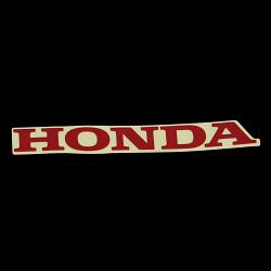 Decal, Honda, 100mm, T3,  Red, (no background) 1