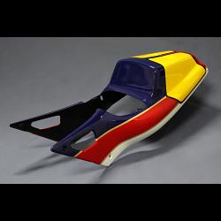 Seat Cowling, GRP, NC30, Single, RC30 Style, Street, Painted RC30, Yellow Numberboard 1