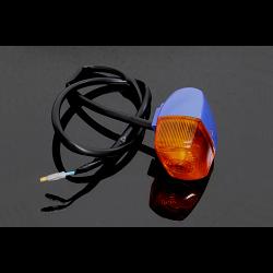 Turn Signal, Front, Right, Blue, RC30 Style  1
