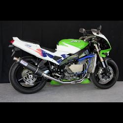 Set, Pipe, Stainless, Full Race System, Round Carbon Silencer, ZXR400L 1