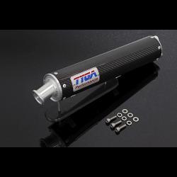 Silencer, Carbon, Two Stroke, Assy. 1