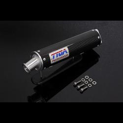 Silencer, Shorty, Carbon, Two Stroke, Assy. 1