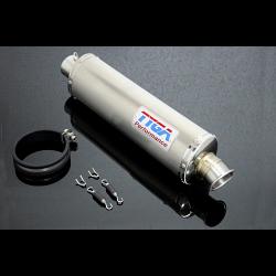 Silencer, Stainless, Round, 2 Inch x 380 mm, Assy 1