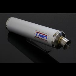 Silencer, Aluminiumt, Round, Four Stroke, 50.8mm. bore, Sleeve, 4 inch X 430mm (No fittings) 1