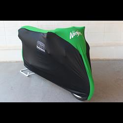 TYGA Bike Dust Cover, Black/Green. Ninja 1