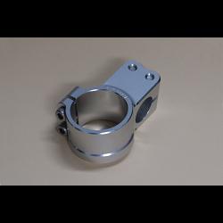 Handlebar Clamp, Right, Silver, 41 mm. 2