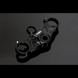 Top Triple Clamp Set, CNC Black, Aprilia RS250 1