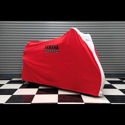 TYGA Bike Dust Cover, Red/White Yamaha 1