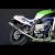 Set, Pipe, Stainless, Full Race System, Round Carbon Silencer, ZXR400L 5