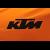 TYGA Bike Dust Cover, Orange/Black KTM 5