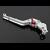 Clutch Lever CNC, Silver, Flip Up Type. 2