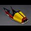 Seat Cowling, GRP, NC30, Single, RC30 Style, Street, Painted RC30, Yellow Numberboard 3