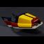 Seat Cowling, GRP, NC30, Single, RC30 Style, Street, Painted RC30, Yellow Numberboard 5