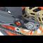 Axle Slider Kit, (Orange/Black) KTM RC and Duke Series 4