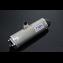 Silencer, Race, Shorty, Stainless Steel with Carbon End Cap,YZ250 2005-2024 2