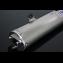 Silencer, Race, Shorty, Stainless Steel with Carbon End Cap,YZ250 2005-2024 3