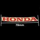 Decal, Honda, 70mm, Red, (no background) 2