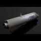 Silencer, Stainless, Round, Four Stroke, 50.8mm. bore, Sleeve, 4 inch X 430mm (No fittings) 2