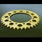 Sprocket, Rear 44T, #520, Aluminium, (Gold) 4